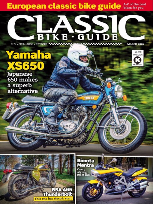 Title details for Classic Bike Guide by Kelsey Publishing Ltd - Available